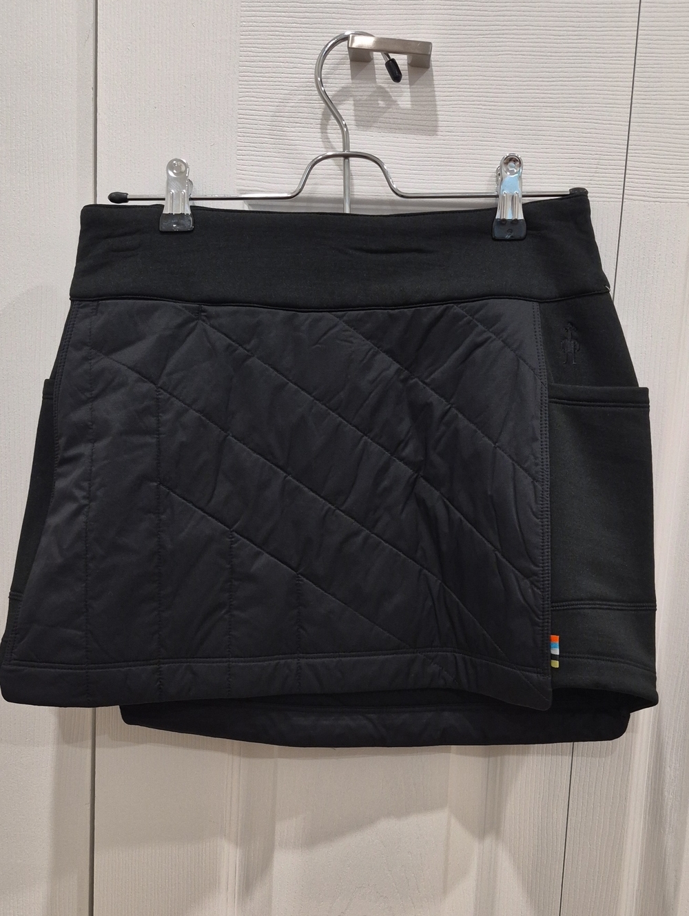 Smartwool Black Quilted Mini Skirt